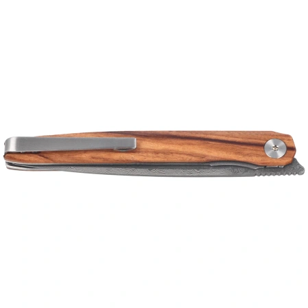 Bestechman Lanza Knife Olive Wood, Damascus by Grzegorz Grabarski (BMK14-D-4)