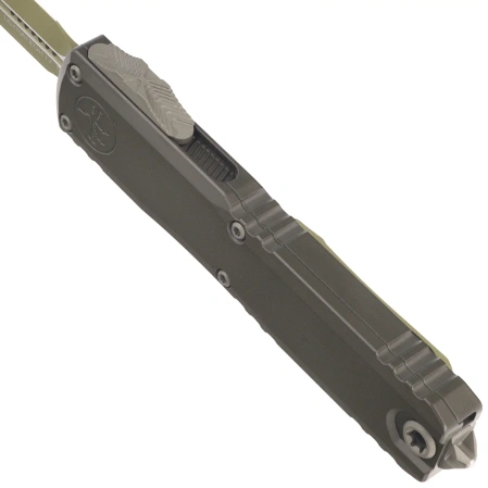 Microtech Ultratech Gen IV D/E OTF Knife Magpul OD Green Bazooka Aluminium, Magpul OD Green Bazooka M390MK by Tony Marfione (11224-1MPOD-T10S21)