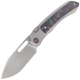 Nóż składany Remette Orca Gray Titanium/Jazzy CamoCarbon, Pearlescent M390 (ORCAJY)