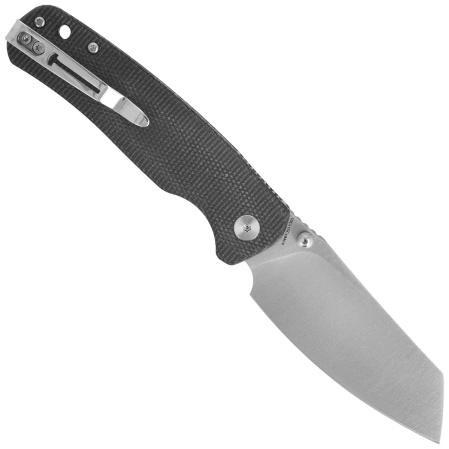 Nóż składany Bestechman Cicada's Wing-TL Black Canvas Micarta, Satin 10Cr15CoMoV (BMK24-M-3)