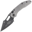 Microtech Stitch-A S/E Automatic Knife Natural Clear Aluminum, Black Apocalyptic M390 by Borka Blades and Tony Marfione (169-1APNC)