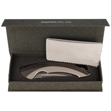 RikeKnife Lamella Dark Gray Titanium, Satin M390 (RK-Lamella-DP)