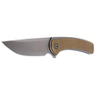 CIVIVI Knife Asticus Brass Stonewashed, Satin Finish (C2002E)