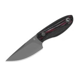 Nóż Kizer Finch Black/Red/Blue Micarta/Reconstituted Wood, Gray PVD/Stonewashed AEB-L by Vincent Rizzo (1134A2)