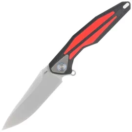 Nóż składany RikeKnife Tulay Black/Red G10, Matted 154CM (RK-Tulay-BR)