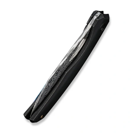 Nóż składany WeKnife Ignio Mystery Box Black Titanium, Damasteel Hakkapella by Toni Tietzel (WE22042B-DS1 MB)