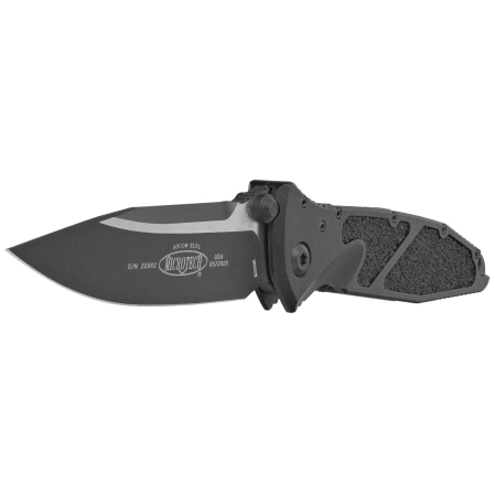 Nóż składany Microtech Socom Elite S/E-M Tactical Black Aluminum, Black M390MK by Tony Marfione (160-1T)