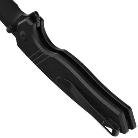 Sencut Selkyris Knife Black Aluminum, Black D2 (S25068-1)