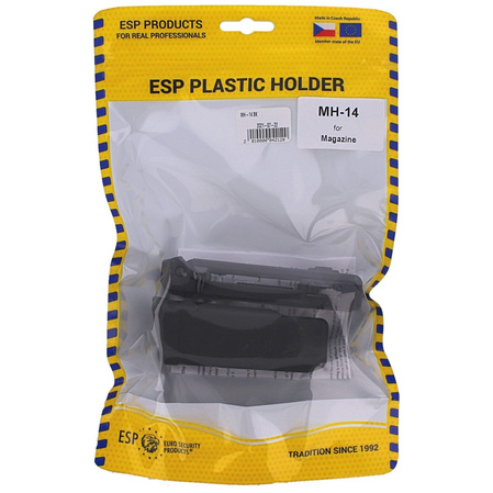 ESP Double-Stack 9 mm / .40 Magazine Pouch with UBC-02 Belt / MOLLE Clip, Black (MH-14)