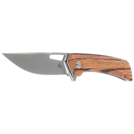 Nóż składany BlackFox Sneaky Zebrano Wood, Satin D2 (BF-768 W)