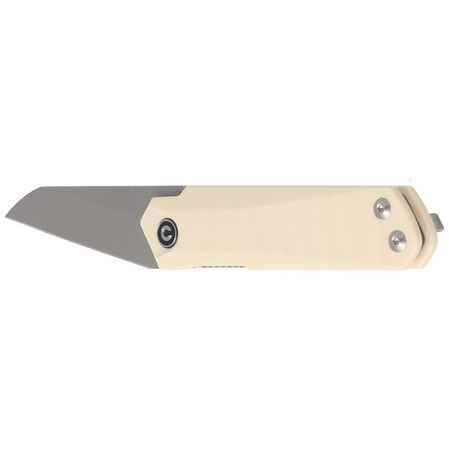 Civivi Ki-V Plus G10 Ivory, Silver Bead Blasted Nitro-V by Ostap Hel (C20005B-2)