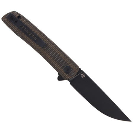 Nóż składany CIVIVI Bo Dark Green Micarta, Black Stonewashed Nitro-V by Brad Zinker (C20009B-6)