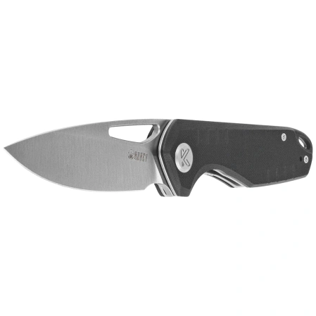 Kubey Doris Knife Black G10, Satin 14C28N (KU324I)