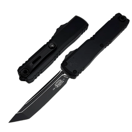Microtech Ultratech Gen IV T/E Tactical OTF Knife Black Aluminum, Black DLC M390MK by Tony Marfione (11234-1T)