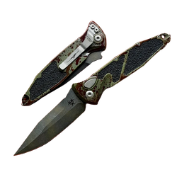 Nóż automatyczny Microtech Socom Elite Auto S/E Signature Outbreak Aluminium, Outbreak M390MK by Tony Marfione (160A-1OBSS)
