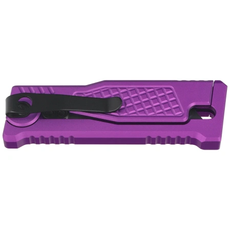 Nóż grawitacyjny Reate EXO-U V2 Purple Diamond Pattern Aluminium, Stainless Steel