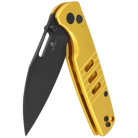 Nóż składany Bestechman Vector Gold Aluminium, Black PVD D2 (BMK15E)