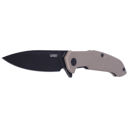 Nóż składany Kubey Knife Victory Tan G10, Darkwash AUS-10 (KU219C)