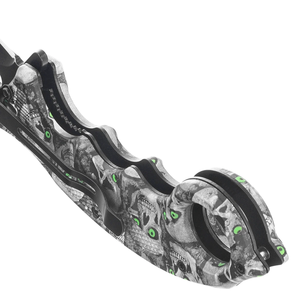 カランビット　42 Herbertz CJH Karambit Knife Skulls ABS, Black 420 (ART000137