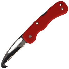 Nóż ratowniczy MAC 697 SOS Red FRN, Mirror W 1.4034
