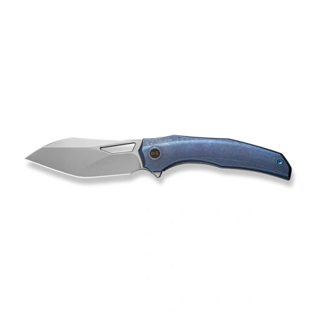 WeKnife Ignio Mystery Box Knife Blue Titanium, Stonewashed CPM 20CV by Toni Tietzel (WE22042B-3 MB)