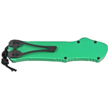 Nóż automatyczny OTF Heretic Hydra R/E Toxic Green Aluminium, Black DLC/Satin MagnaCut by Tony Marfione Jr.