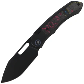Remette Orca Knife Black Titanium/Ultimate Warrior CamoCarbon, Black DLC Pearlescent M390 (ORCAURD)