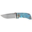 Spartan Blades Harsey Folder 3.25 Plague Doctor Green Titanium, Stonewashed MagnaCut by William W. Harsey (SF10 Custom Plague GRN)