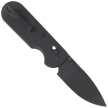 Kubey Bedrock Knife Black G10, Blackwashed D2 (KU505D)