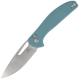 Bestechman Whalefin Knife Blue G10, Stonewashed / Satin D2 (BMK18B)