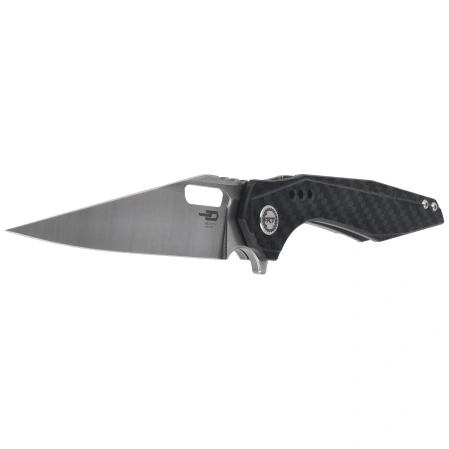 Nóż składany Bestech Malware Grey Titanium/Carbon Fiber, Stonewashed/Satin CPM S35VN by Todd Knife and Tool (BT1902C)