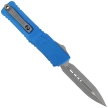 Microtech Combat Troodon Gen III D/E OTF Knife Blue Aluminum, Apocalyptic M390MK by Tony Marfione (1142-10APBL)