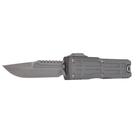 Nóż automatyczny OTF Microtech Ultratech Gen III EX-ZBP Interceptor Signature Natural Clear Aluminium, Apocalyptic M390MK by Tony Marfione (1117EX-10APNCS)