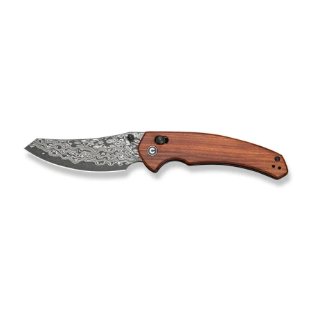 Civivi Sixgill Knife Guibourtia Wood, Damascus by Gavko Knives (C24050-DS1)