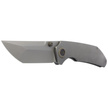 WE Knife Thug XL Gray Titanium, Gray Hand Rubbed CPM 20CV by Matthew Christensen (WE20028D-1)