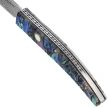 Nóż składany Third Decor Habitat N92DV Abalone/Acrylic, Damascus (TK-N92DV)