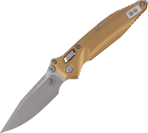 Microtech Socom Delta Ram-Lok S/E Knife Tan Aluminum, Apocalyptic M390MK by Tony Marfione (159RL-10APTA)