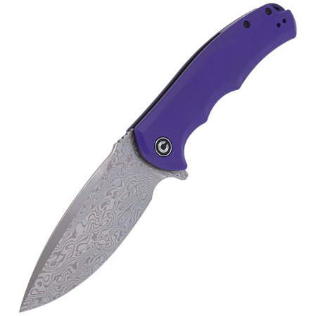 Civivi Knife Praxis Purple G10, Damascus (C803DS-2)