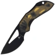 Nóż składany Bestechman Triassic Amber Ultem, Black PVD 14C28N by Denis Simonutti (BMK17F)