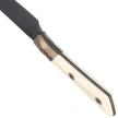 Microtech Utility Kitchen Knife Bronzed Titanium Bolster/Ivory G10, Black DLC M390MK (3400B-1DLCIVS)