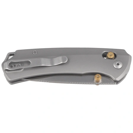 Kizer T1 CD Knife Silver Titanium, Satin M390 by Uli Hennicke (Ki3490.2CDA1)
