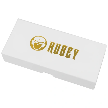 Kubey Knife Hyperion Micro Milling Lines Titanium, Sandblasted CPM S35VN by Jelly Jerry (KB368G)