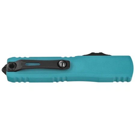 Nóż automatyczny OTF Microtech Ultratech Gen IV S/E Cyan Aluminium, Black M390MK by Tony Marfione (11214-1CN)