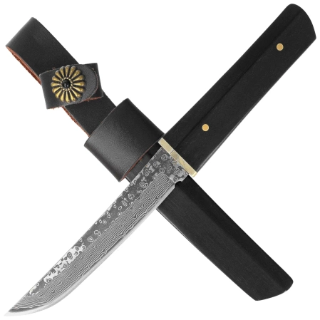 Sztylet japoński Martinez Albainox Ebony Wood, Damascus (32701)