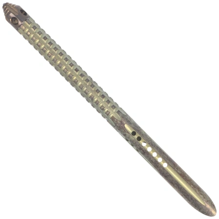 Microtech TAC-P Mini Spike Marfione Select Gold Titanium by Tony Marfione (112M-MS5)