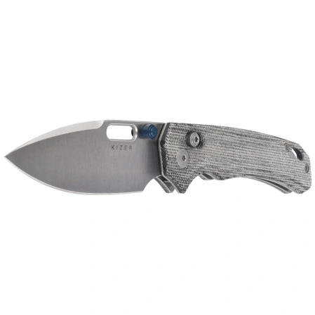 Nóż składany Kizer Outposter Black Norplex UltreX™ Micarta, Satin Nitro-V (V3802CDA1)