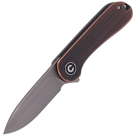 CIVIVI Knife Mini Elementum Black Copper, Gray Hand Rubbed (C18062Q-2)