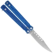 Nóż składany motylek Martinez Albainox Balisong Blue Steel, Satin 3Cr13Mov (02227)
