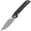 Bestechman Smuga Knife Black G10 with Carbon Fiber Pattern, Stonewashed AEB-L by Kombou (BMK22A)
