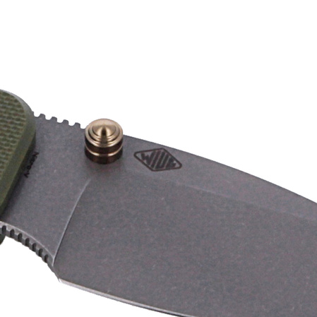 CIVIVI Knife Baby Banter Green G10, Gray Stonewashed by Ben Petersen (C19068S-5)